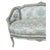 The House of Scalamandre Antique French Scalamandre Fabric Settee For Sale - Image 4 of 8