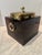Hollywood Regency Chic Faux Tortoise Shell Ice Bucket For Sale - Image 3 of 8