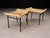 1950s Pair of Caned Stools with Iron Frame by Carlo Hauner, Forma, Brazilian Modern, 1950s - Lot 851B For Sale - Image 5 of 13