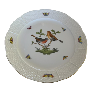 Herand Rothschild Bird 10" Dinner Porcelain Plate 524/Ro Motif Made in Hungary
