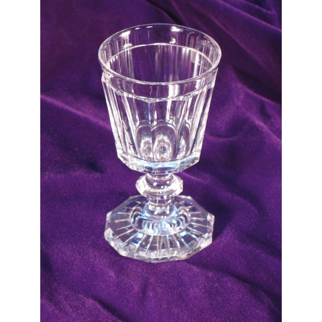 Early 19th Century 1830s Cup Glass Georgian Rummer Wine Bucket Bowl Anglo-Irish Hand-Blown Cut Fluting For Sale - Image 5 of 7