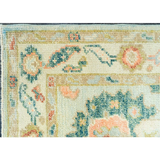 Turkish Turkish Oushak Rug 2'4" x 4'10" #20122 For Sale - Image 3 of 8