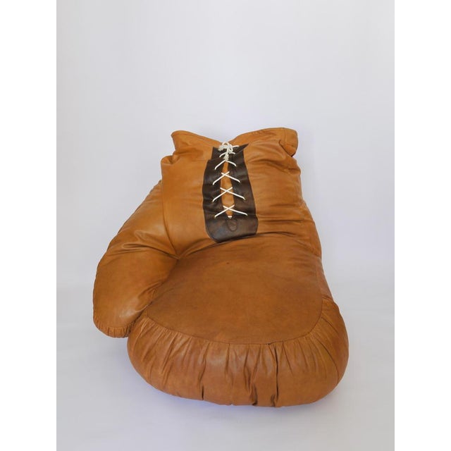 Leather Boxing Glove Chair attributed to Susi & Ueli Berger for de Sede, Switzerland, 1970s For Sale - Image 3 of 18