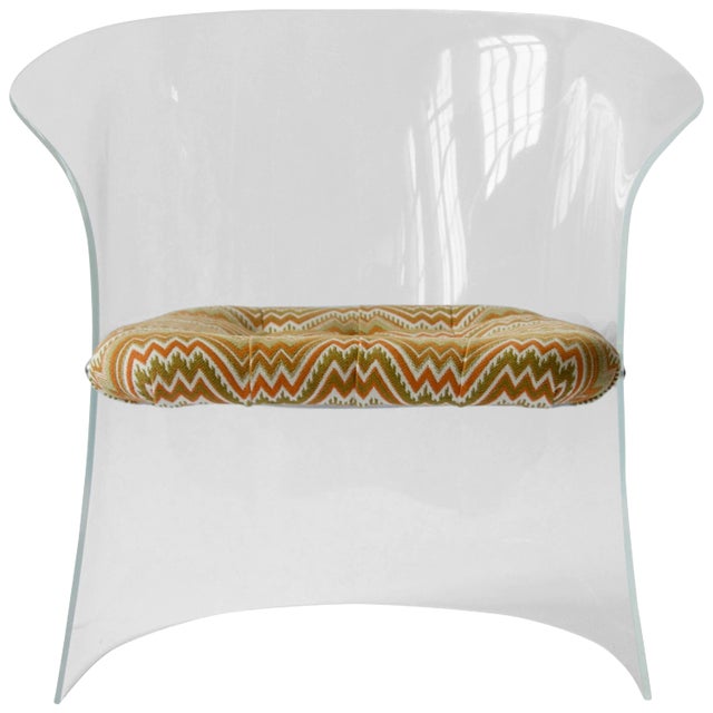 1960s Lucite Chair For Sale