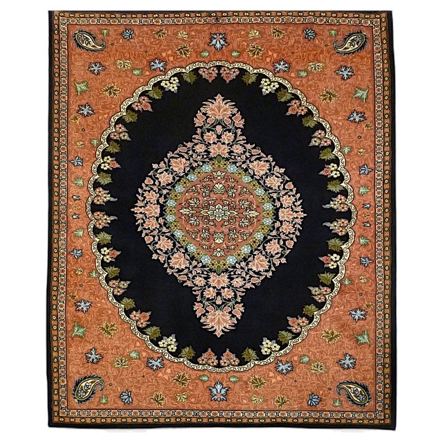 Sarough Wool Rug, 1970s For Sale