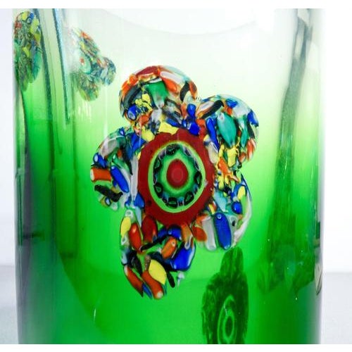 1990s Murano Blown Glass Vase For Sale - Image 5 of 18