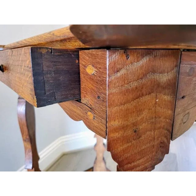 18th Century Colonial Porringer Tile Top Table For Sale In Dallas - Image 6 of 11