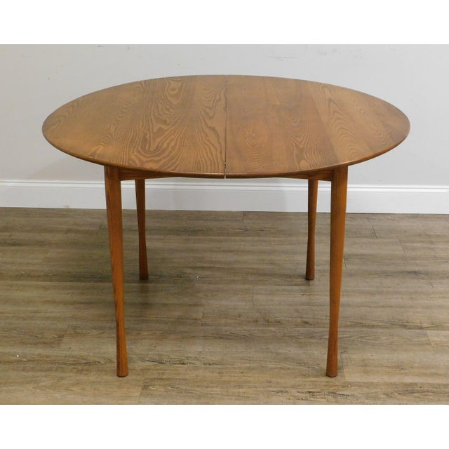 Heywood Wakefield Danish Modern Style Round Teak Dining Table With