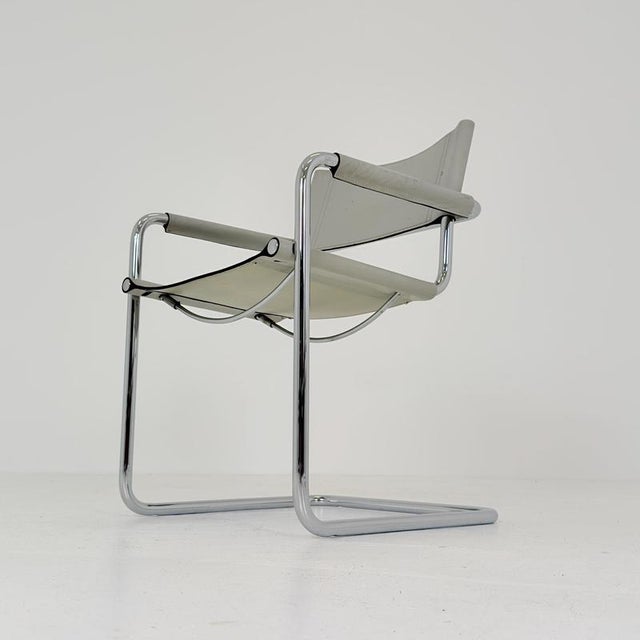 Gold Mid-Century Bauhaus MG5 Cantilever Armchair by Mart Stam for Matteo Grassi, Italy, 1980s For Sale - Image 8 of 18