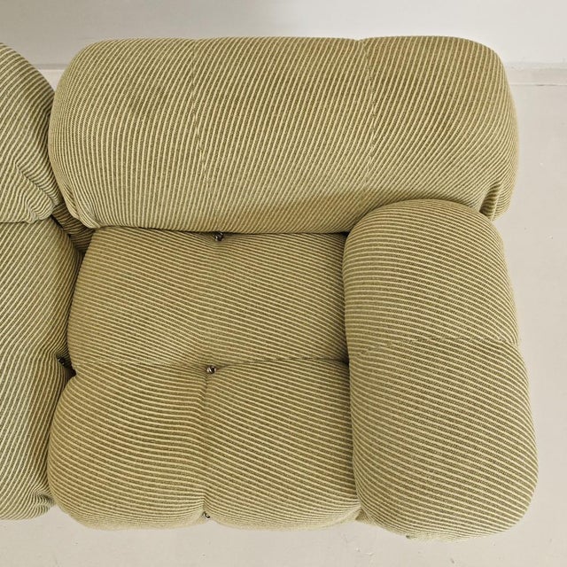 Italian Green Camaleonda Sofa by Mario Bellini for B&B Italia, 1970s, Set of 5, in Good conditions. Designed 1960 to 1969...