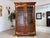 Metal Antique Art Nouveau Glass Display Cabinet, 1920s For Sale - Image 7 of 18