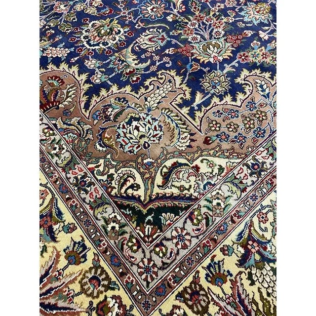 1970s Old Persian Tabriz Masterpiece Rug 8’2″ X 11’6″ For Sale In Dallas - Image 6 of 12