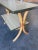 Restored "Hour Glass" Two-Tier Rattan Side Table For Sale In Los Angeles - Image 6 of 9