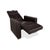 Leather and Chrome Alba Armchair with Manual Reclining Function from Brühl For Sale - Image 5 of 15