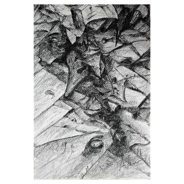 Artemio Ceresa, Surreal Landscape, Pencil Drawing, 2018 For Sale