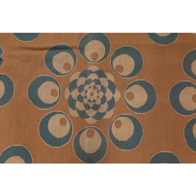 French Aubusson Style Handmade Bold Modern Rug by Doris Leslie Blau For Sale - Image 3 of 6