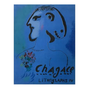 1974 Marc Chagall Original Lithograph Cover