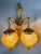 1980s French Louis XVI Gold Bronze Crystal Wall Lamps/ Sconces -Pair For Sale - Image 4 of 14