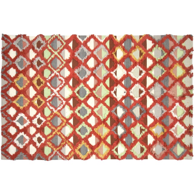 1980s Egyptian Tulu Rug For Sale