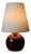 Brutalist Wabi-Sabi Ceramic Table Lamp in Glazed Stoneware from Ateliers Du Genetiel, 1960s For Sale