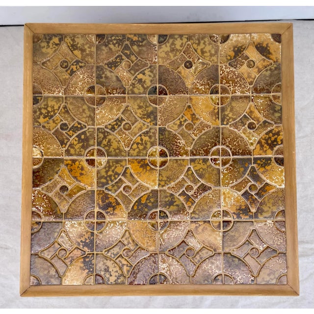 Mid-Century Modern Vintage Drexel "Precedent" Tile-Top Square Coffee Table For Sale - Image 3 of 12