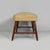 Italian Art Deco Pouf in Wood and Beige Satin, 1940s For Sale - Image 3 of 13
