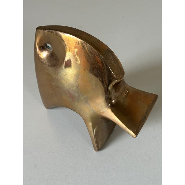 Vintage Bronze Fish Ashtray, 1970s For Sale - Image 12 of 13