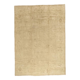 Vintage Modern Turkish Oushak Rug - 11'00 X 15'04 For Sale