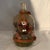 Glass Folk Art Floral Bird Scene in One Gallon Jug For Sale - Image 7 of 10