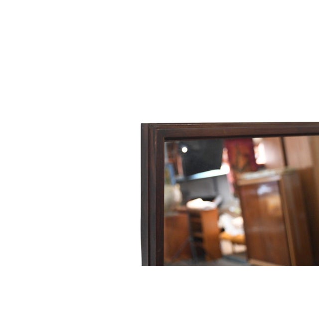 Glenn of California John Kapel Tall Walnut Framed Wall Mirror For Sale - Image 4 of 4