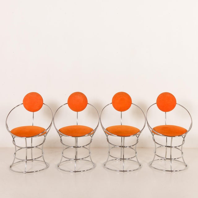 Italian Space Age Dining Table with Chairs by Giotto Stoppino, 1970s, Set of 5 For Sale - Image 16 of 18