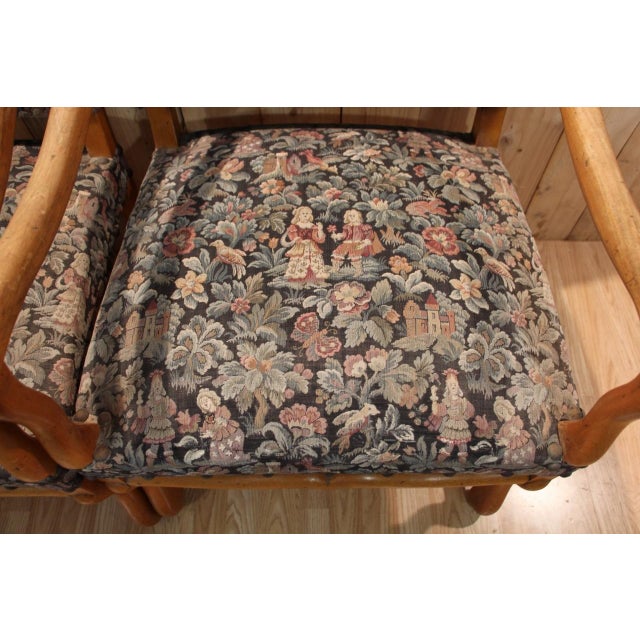 Louis XIII Style Sheep Bone Armchairs, 1890s, Set of 2 For Sale - Image 9 of 10