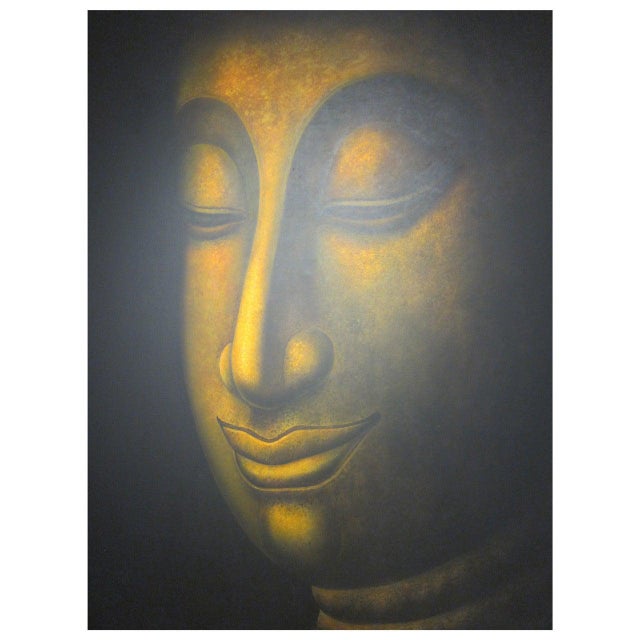 "Wisdom", Painting by Kasem Khaolaor For Sale In New York - Image 6 of 6