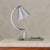 Modern French Modernist Chrome Table Lamp by G. Humbert, 1940s For Sale - Image 3 of 7