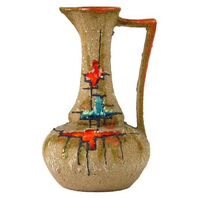 Brutalist Italian Ceramic Vase, 1950s For Sale - Image 11 of 11