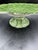 Mid-Century Modern Vintage Mid-Century Modern Italian Majolica Leaf Cake Stand Platter For Sale - Image 3 of 6