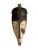 Superb vintage Fang mask carved from a single piece of heavy wood, featuring an elongated heart-shaped face rendered in...
