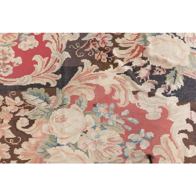 Blue Antique Bessarabian Kilim Rug For Sale - Image 8 of 10