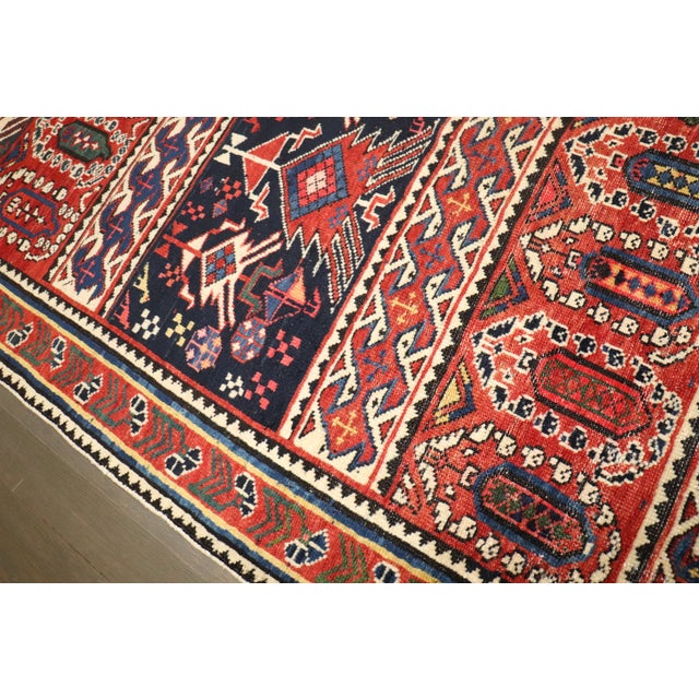 Antique Eclectic Shirvan Rug, 4'3'' X 7'7'' For Sale - Image 4 of 8