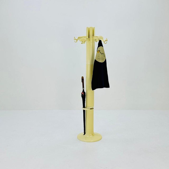 Italian White Space Plata Coat Rack by Giancarlo Piretti for Castelli, 1970s For Sale - Image 3 of 11