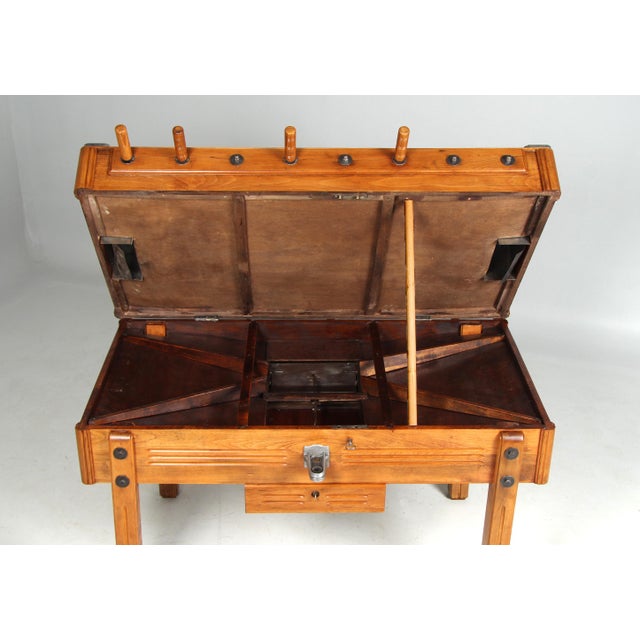 French Foosball Table, 1930s For Sale - Image 11 of 18