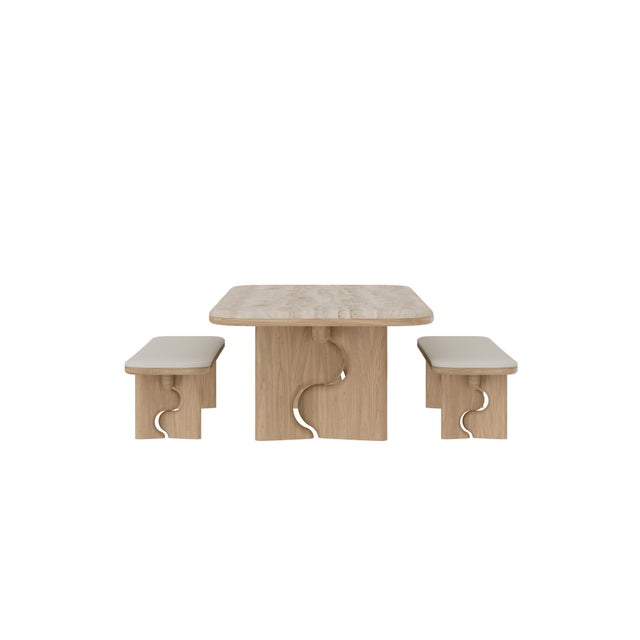 Portman Dining Set by Wood Tailors, Set of 3 For Sale - Image 9 of 11