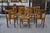 Vintage Beech Bistro Chairs, 1950s, Set of 10, in Very Good conditions. Designed 1950 to 1959