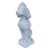 White Standard Poodle Dog Statue Garden Ornament Mid 20th Century For Sale