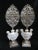 Early 19th Century Italian 19thc Ornate Brass & Wood Flambeau Altar Candle Reflector Pair For Sale - Image 5 of 11