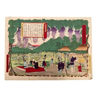 Dit Hiroshige III, Raisins Kai, 1877, Paper For Sale