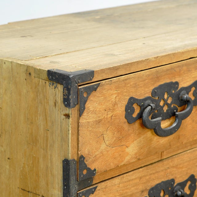 Brown Japanese Tansu Chest of Drawers, 1870 For Sale - Image 8 of 16
