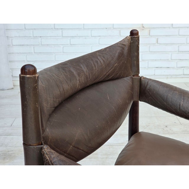 Danish Modus Lounge Chair by Kristian Vedel for Søren Willadsen Møbelfabrik, 1974 For Sale - Image 11 of 18