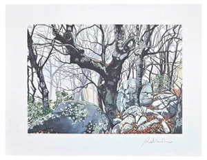 Rolandi (Maurizio Coccia), In the Forest, Original Screen Print, 1980s