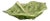 Green Ceramic Cabbage Leaf Bowl, Candy Dish For Sale